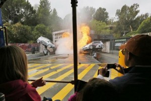 Ada Mobil Terbakar di Lokasi Syuting Fast and Furious 8