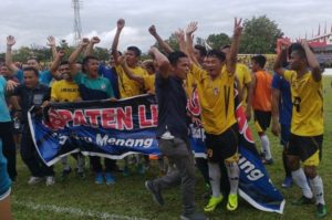Sepakbola Porprov Sumbar 2016; Limapuluh Kota Rebut Emas, Padang Amankan Perunggu