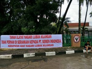 Anak Nagari Lubuk Kilangan Minta Semen Indonesia Hormati Hak Ulayat Ninik Mamak Kami, Berikut Sejarahnya