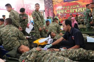 Sambut HUT ke-57 Kostrad, Brigif Raider 9 Kostrad Gelar Bhakti Sosial Donor Darah