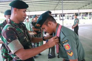 Tradisi Korp Raport Pindah Satuan Personel Yonif Raider 509 Kostrad