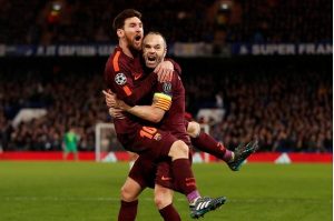 Hasil Liga Champions: Barcelona Nyaris Kalah, Bayern Munich Pesta Gol