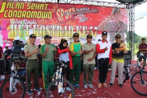 Yonif Raider 509 Kostrad Gelar Jalan Sehat Dalam Rangka HUT Ke-57 kostrad