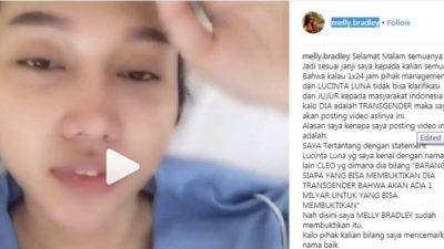 Heboh, Video Bukti Lucinta Luna Operasi Kelamin Tanpa Sensor di Unggah Sahabatnya Sendiri