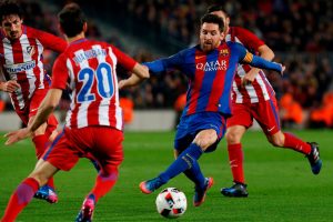 Simeone: Hentikan Messi dan Suarez