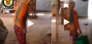 Video! Kepergok Mencuri, Wanita Ini Malah Nekat Buka Celana di Depan Warga dan Pura-pura Gila