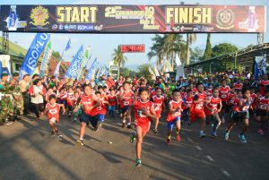 Puncak HUT ke-57 Kostrad, Divif 2 Kostrad Gelar Lomba Lari Cakra Run 2018