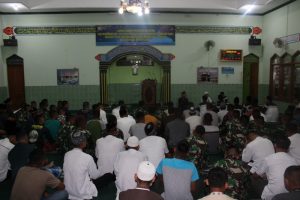 Peringatan Isro Mi’roj Nabi Muhammad SAW di Yonif Mekanis Raider 413 Kostrad