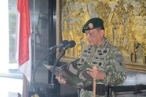 Pangkostrad Pimpin Penyambutan Calon Pangdivif 1, Pangdivif 2 Kostrad dan Kasdivif 2 Kostrad