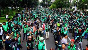 Hari Ini, Puluhan Ribu Driver Ojek Online Demo di Gedung DPR-MPR