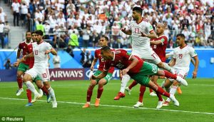 Dramatis, Gol Bunuh Diri di Masa Injury Time Bawa Iran Tekuk Maroko