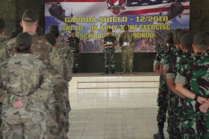 Pangkostrad Hadiri Penutupan Latihan Bersama Garuda Shield-12/2018