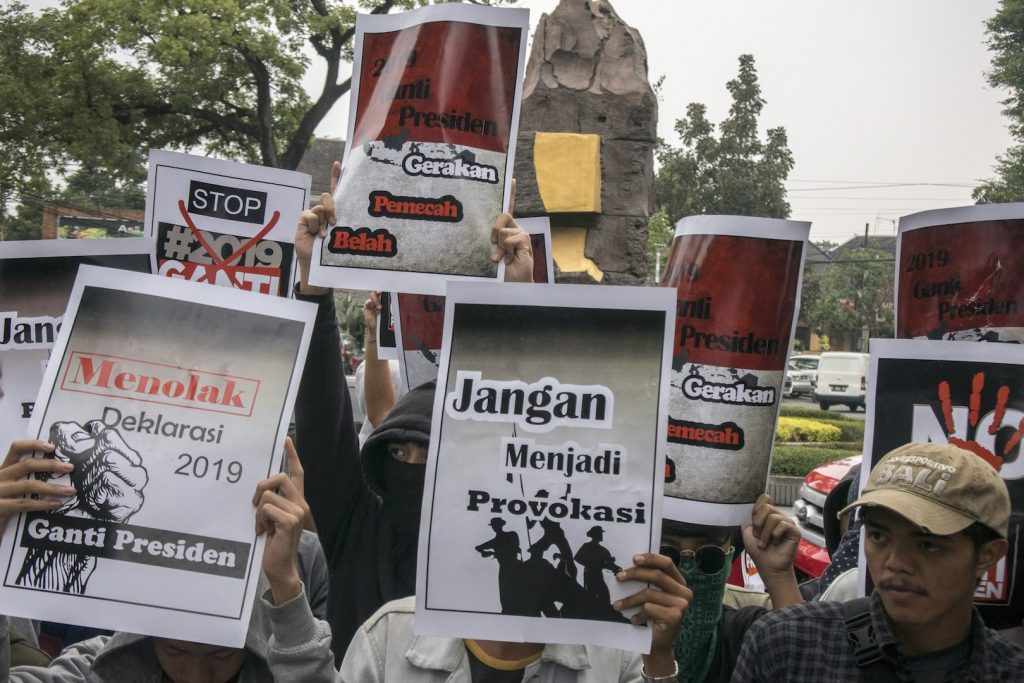Tolak Deklarasi #2019GantiPresiden di Pekanbaru, Pemuda Pancasila Ancam Segel Bandara
