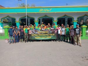 Sambut HUT Ke-73 TNI, Prajurit Yonarmed 11 Kostrad Karya Bhakti di Dusun Sengon