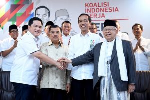 Kekuatan Bisnis Erick Thohir Turut Mendukung Kampanye Jokowi