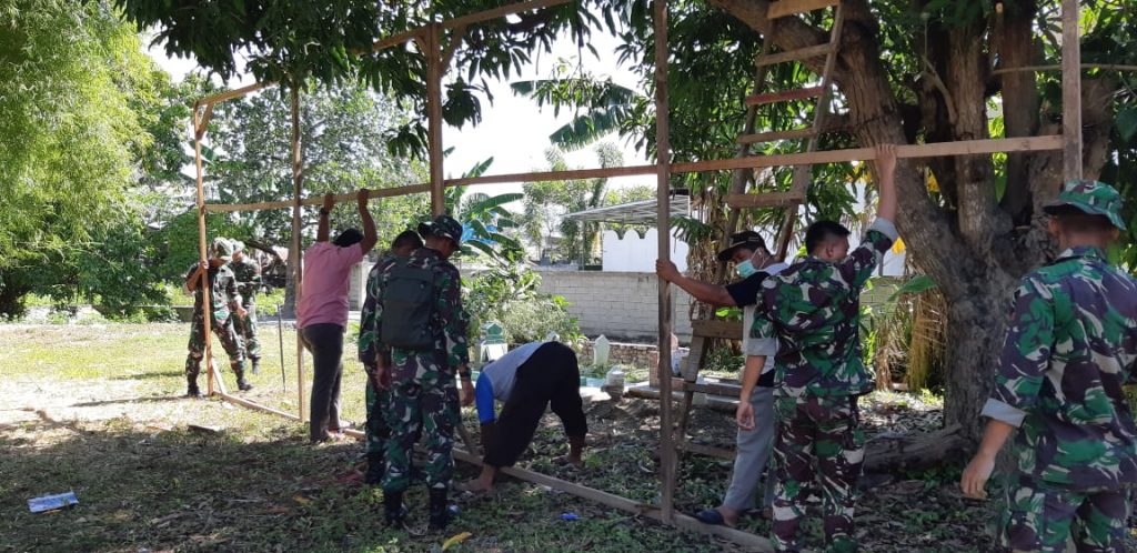 Satgas Divif 3 Kostrad Dirikan Sekolah Darurat Bersama Kwarda Pramuka Kota Palu