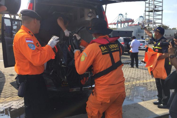 24 Kantong Jenazah Dikirim ke RS Polri dari Lokasi Jatuhnya Lion Air JT-610