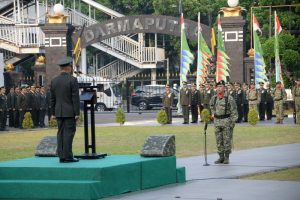 Kostrad Gelar Upacara Peringatan HUT ke-73 TNI