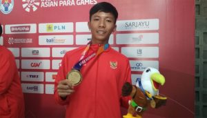 Dheva Anrimusthi Persembahkan Dua Medali Emas dari Bulu Tangkis di Asian Para Games 2018