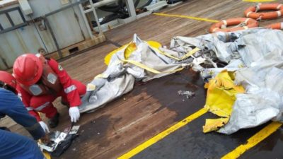 Tiba Dilokasi Jatuhnya Pesawat Lion Air JT-610, Basarnas Temukan Potongan Tubuh