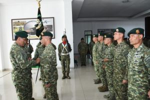 Pangdivif 1 Kostrad Pimpin Upacara Sertijab Danki Kav 1 Kostrad dan Penerimaan Pejabat Baru Jajaran Divif 1 Kostrad