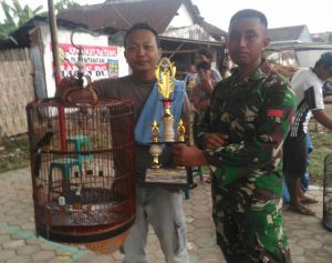 Lomba Kicau Burung di Yonif Raider 515 Kostrad