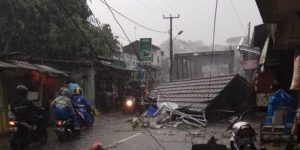 Puting Beliung Terjang Kota Bogor, 1 Orang Tewas 800 Unit Rumah Rusak