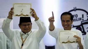 Survei Polmark: Jokowi 40,4 %, Prabowo 25,8 %