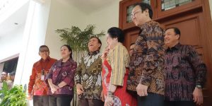 Budi Gunawan Dampingi Megawati Sambut Kedatangan Prabowo