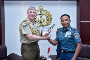 Dankormar Menerima Kunjungan Komandan Komando Operasi Khusus Australia.