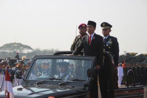 Di HUT ke-74 TNI, Jokowi Janji Naikkan Tunjangan Kinerja TNI Jadi 80 Persen