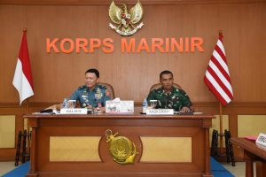 Korps Marinir Terima Tim Audit Kinerja Itjen TNI