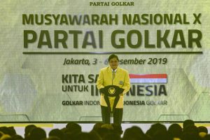 Airlangga Hartarto Terpilih Kembali Jadi Ketua Umum Partai Golkar