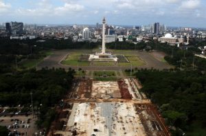 Ketua DPRD DKI Kaget Lihat Proyek Revitalisasi Monas Berisi Beton