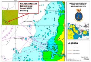 Pushidrosal TNI AL Temukan Kabel Bawah Laut Tak Bertuan di Selat Gelasa