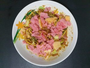 Menu Berbuka Puasa Sayur Pecal Kuah Kacang