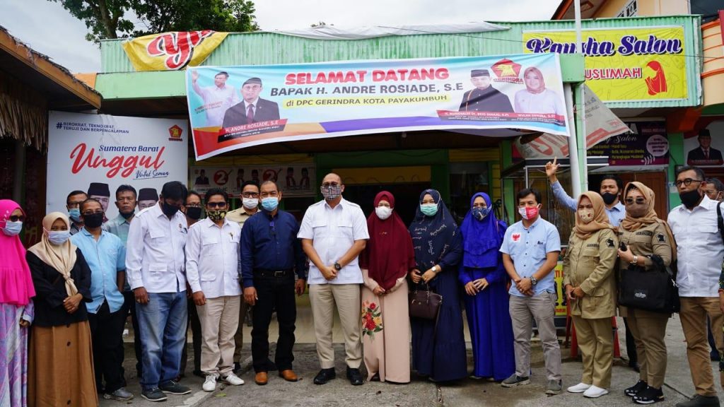 Kawal Kemenangan NA-IC, Andre Koordinasi dengan DPC Gerindra Payakumbuh dan Limapuluh Kota