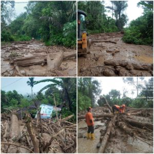 120 KK masih Mengungsi, Korban Banjir Kecamatan Talamau, Pasbar Diberi Bantuan Beras