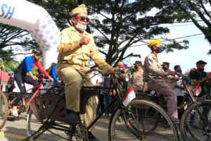 Komunitas ‘Dholano’ Ikut Meriahkan Tour de PDRI di Dharmasraya