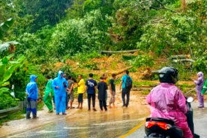 Hujan Deras, Dua Longsor Terjadi di Pesisir Selatan, Lalu Lintas Macet Total