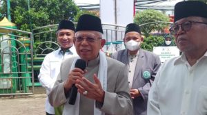 Maaruf Amin Tegaskan Masjid Bukan Tempat Berkampanye Politik