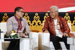 Momen Keakraban Sandiaga Ganjar Bahas Desa Hingga Wisata Selalu Cocok