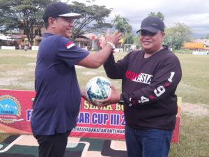 FOKAN Cup III  Ditabuh, Verry Mulyadi: Redam Bahaya Narkoba Lewat Sepak Bola