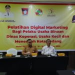 Dinas Koperasi dan UMKM Kota Padang Gelar Pelatihan Digital Marketing