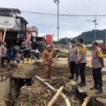 Pascabencana, Polres Pasaman Tinjau Lokasi Banjir Nagari Duriantinggi