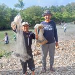 Bacalon Bupati Pasaman Desrizal, SKM. M.Kes Lempar Jala Pertama Pembuka Larangan di Batang Sumpu Durian Tinggi