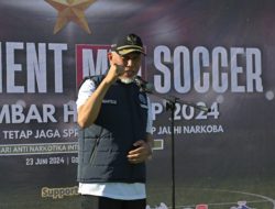 Buka Turnamen Mini Soccer, Gubernur Ajak Masyarakat Perangi Narkoba dengan Olahraga