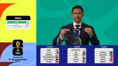Putaran Ketiga Kualifikasi Piala Dunia, Indonesia Satu Grub dengan Jepang dan Australia