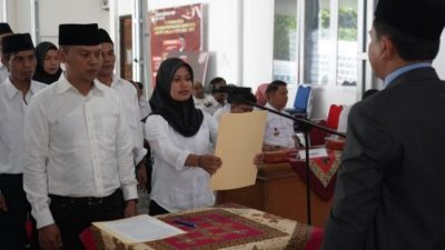 KPU Kota Solok Kembali Lantik PPK dan PPS untuk PSU DPD Sumbar