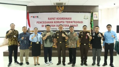 Bersama KPK, Kejati Sumbar Gelar Rapat Koordinasi Pencegahan Korupsi Terintegrasi